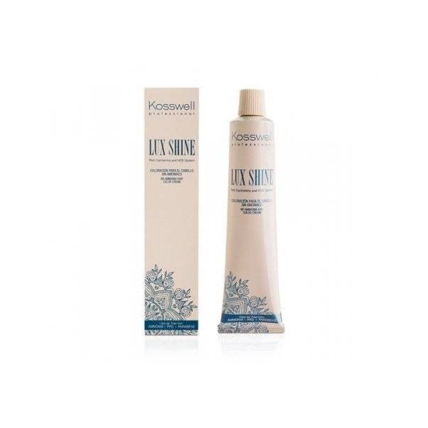 Tinte Kosswell Lux Shine Sin Amoniaco 6.12 Rubio Ceniza Frio