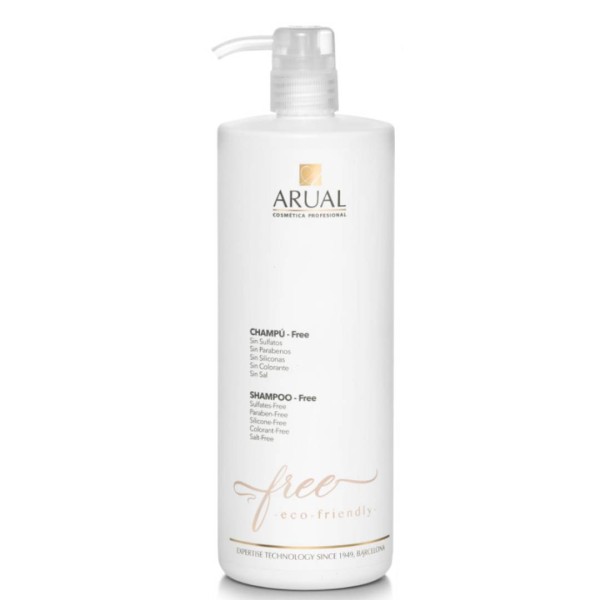 Arual FREE Champu Sin Sulfatos Parabenos Siliconas 1000ml.