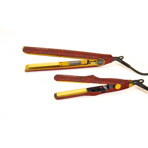 Plancha Titanio C1 Corioliss Red Leopard + C Trip