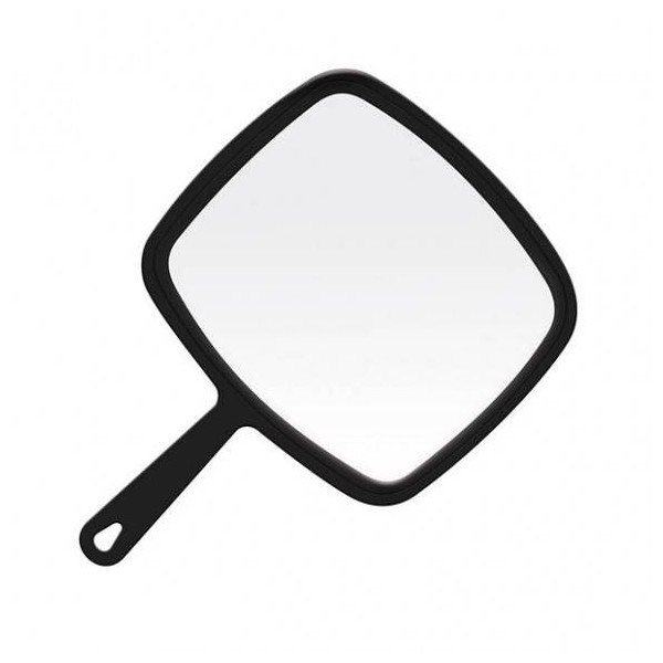 Espejo TV De Mano Negro Bifull