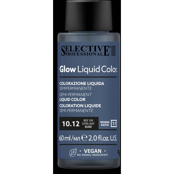 Selective Glow Liquid Color 9.1 Rubio Muy Claro Ceniza 60 ml
