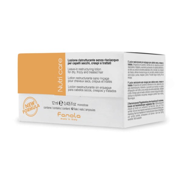 Fanola Nutre Care Ampollas Reestruct sin enjuage 12 und